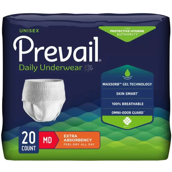 Prevail Day Underwear Unisex 20 ct.