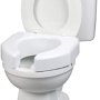 SP Ableware Basic Open-Front 3-Inch Elevated Toilet Seat, White