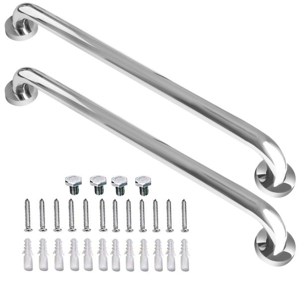 24inch Chrome Grab Bar X2