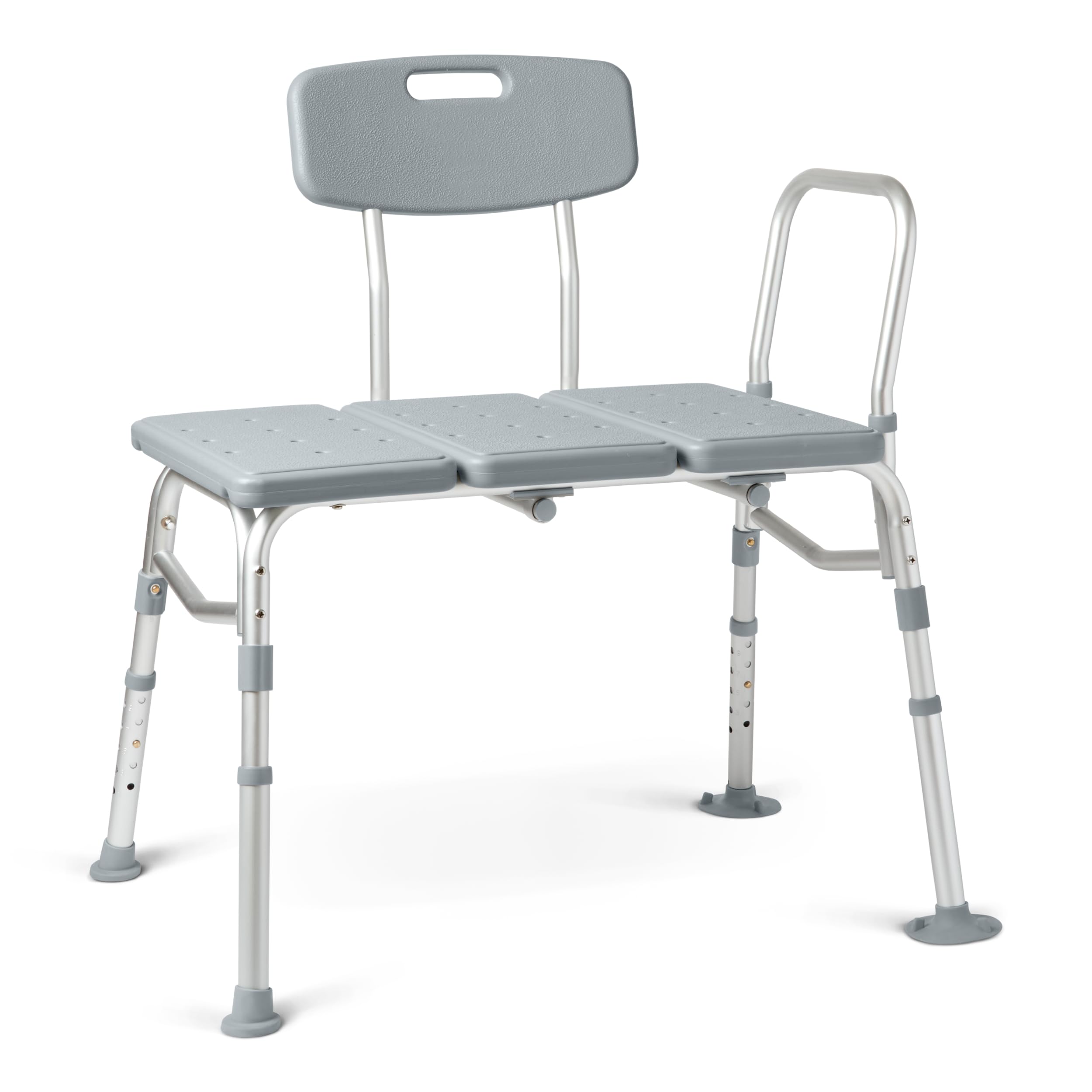 Medline Guardian Transfer Bench W/ Adjustable Back Rest