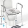 Raised Toilet Seat With Handles