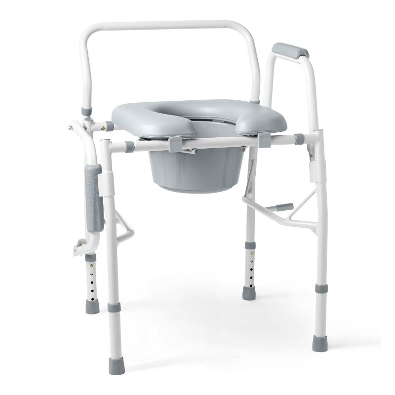 Medline Drop Arm Commode Chair