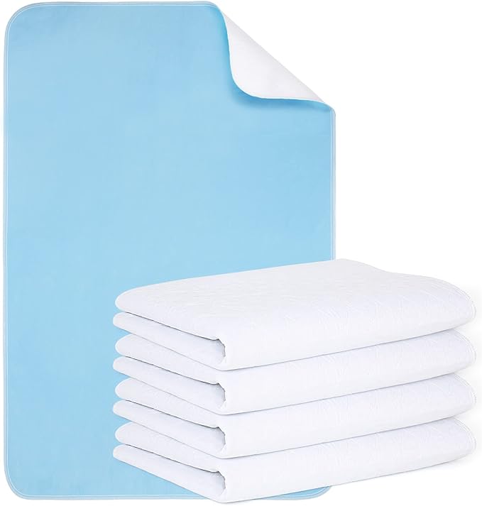 Mancosi Reusable Incontinence Pads 18″X24″, 4 Pack