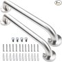 2 Pack 16 inch Shower Grab Bar 1.25" Diameter