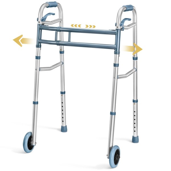 Medical King Aluminum Walker With Wheels