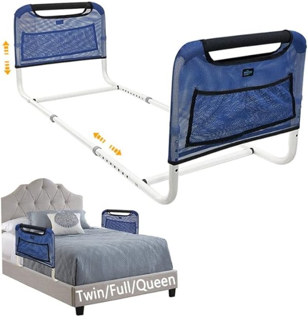 MyBow Health Adjustable U-Bar Double Bed Rail