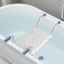 Heavy Duty Suspended Bath Bench, Length Adjustable, White
