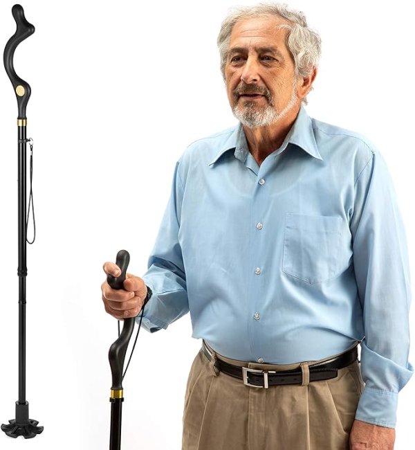 Medical King Walking Cane for Men & Women, Special Balancing