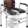 Raised Toilet Seat with Handles up to 450lbs