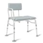 Medline Padded Transfer Bench for Bathtub and Shower, 400 lbs capacity