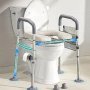 Bluelog Raised Toilet Seat with Handles