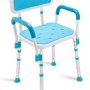 Health Line Massage Products Shower Chair with Back for Seniors