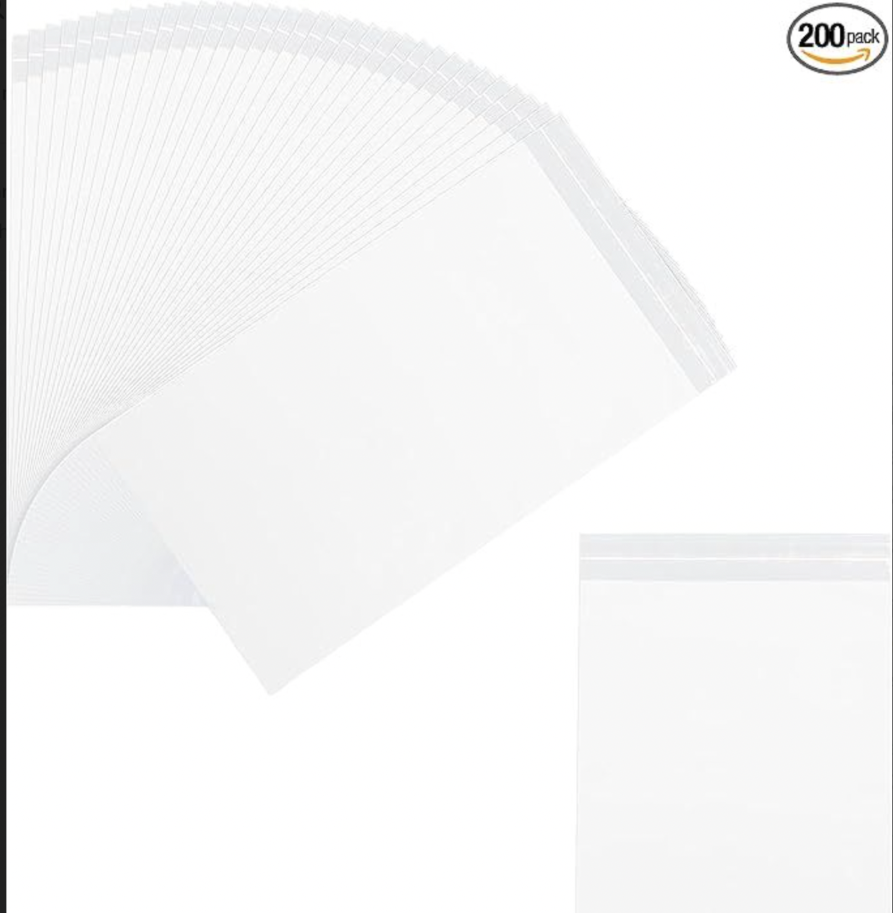 200 Pack Disposable Bedside Bags with Adhesive Bedside Trash Bags – 7×13″ Leak-Proof Adhesive Biohazard Waste Disposal with Hospital-Grade Seals